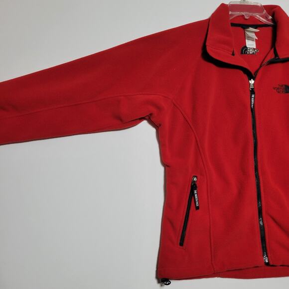 The North Face Red Full Zip Jacket Womens Size Large - Picture 11 of 15